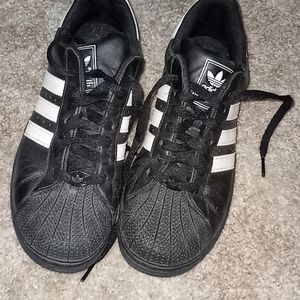 Black Adidas sneakers